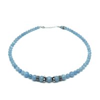 Halskette Heteriah Dame in Silber Acquamarina FLCOL0001 - FLCOL0001